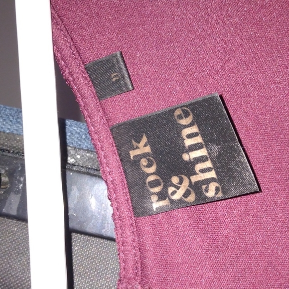 Rock and Shine size 11 Burgundy Red lace bodycon dress used - Picture 10 of 13